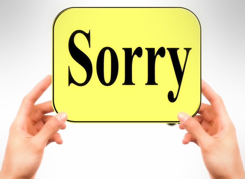 How to Say I’m Sorry in English