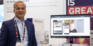 David de Jager, Perfectly Spoken's Managing Director at bett2020